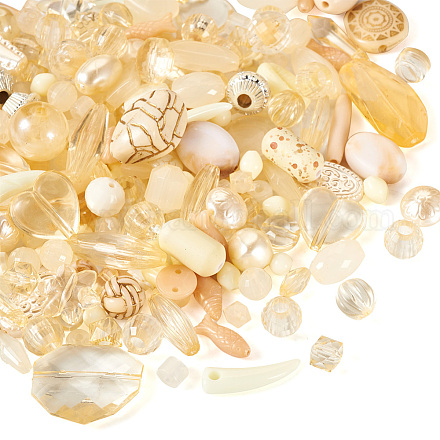 Perles acryliques d'imitation pandahall 100g OACR-TA0001-40-1