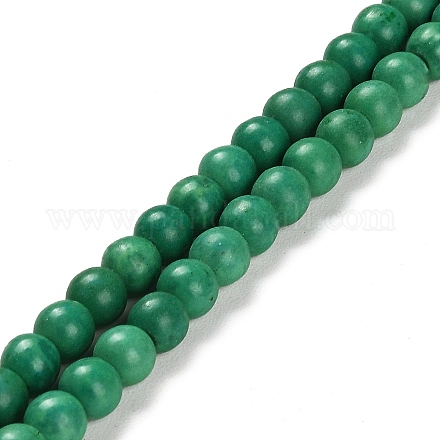 Kunsttürkisfarbenen Perlen Stränge G-C101-O01-01-1