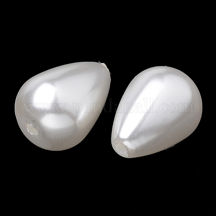 Hebras de perlas de imitación de plástico ecológico MACR-S286-H-04-1