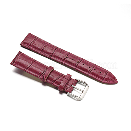 Bracelets de montres en cuir WACH-F017-04G-1