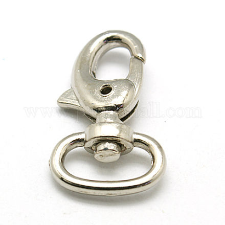 Iron Swivel Lobster Claw Clasps IFIN-C058-7-1