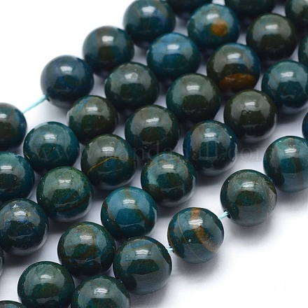 Dyed Natural Gemstone Beads Strands G-F556-6mm-1