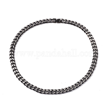 Ионное покрытие (ip) 304 ожерелье из цепей из нержавеющей стали для мужчин и женщин NJEW-B083-03B-1