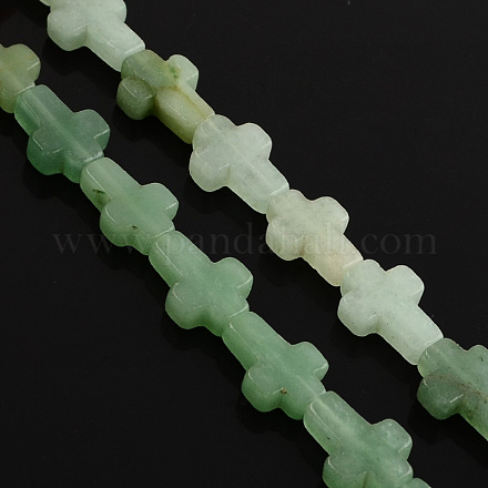 Fili di perle avventurina verde naturale G-R185-16-1