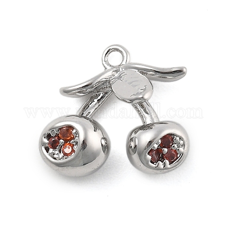 Латунные микро проложить кубического циркония подвески KK-D283-22P-1