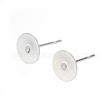 Accessoires de puces d'oreilles en 304 acier inoxydable A-STAS-D448-088P-8mm-1