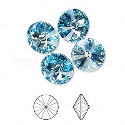 Cabujones de Diamante de imitación cristal austriaco 1122-12mm-F202-1