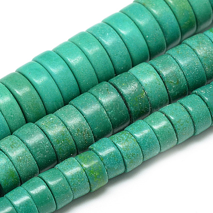 Chapelets de perles en turquoise synthétique X-G-Q954-06-6mm-1
