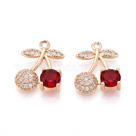Латунные микро проложить кубического циркония подвески KK-T074-71KCG-02-1