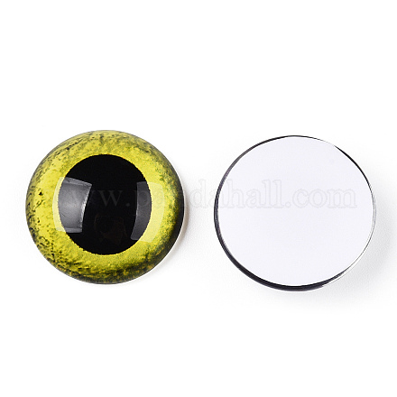 Glas cabochons GGLA-T004-04E-1