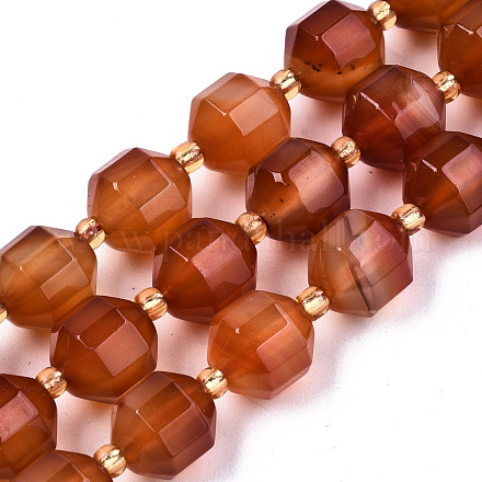 Chapelets de perles d'agate naturelle G-T131-82B-13-1