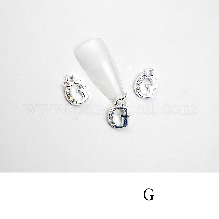 Cabochons Diamante de imitación de la aleación MRMJ-T056-93P-G-1