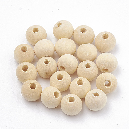 Perle di legno non finite WOOD-N002-14A-LF-1