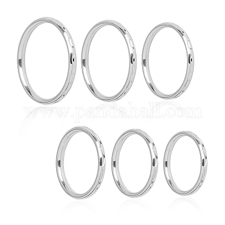 Pandahall Sprungringe Aus Edelstahl – 6x1 Mm, 1000 Stück, Für Schmuck & Bastelarbeiten