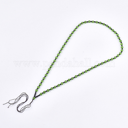 Nylon Cord Necklace Making MAK-T005-13B-1