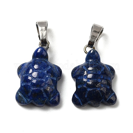 Naturales lapis lazuli teñidos colgantes G-F758-A07-P-1