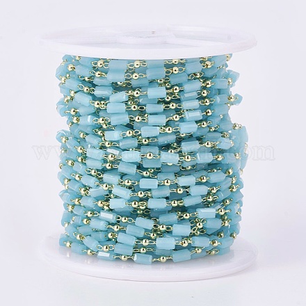 Cadenas de abalorios de vidrio hecho a mano CHC-F008-B14-1