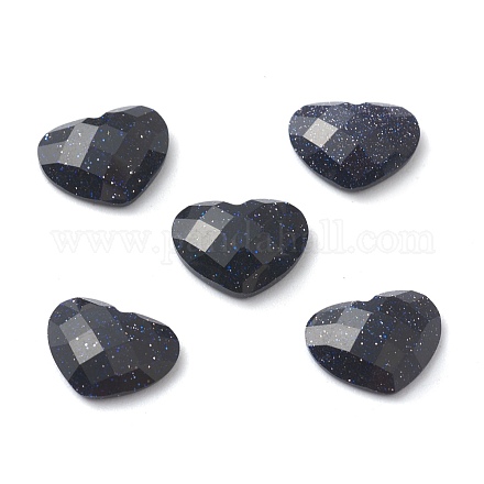 Cabochons en pierre bleue synthétique G-B009-11-1