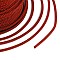 40M Nylon Coated 304 Stainless Steel Braided Wires, Round, FireBrick, 3mm, 9 Gauge, about 131.23 Feet(40m)/Roll