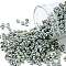 TOHO Round Seed Beads, Japanese Seed Beads, (PF565) PermaFinish Silver Grey Metallic, 8/0, 3mm, Hole: 1mm, about 222pcs/10g
