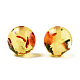 Perles d'ambre d'imitation de résine RESI-N034-01-C03-3