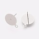 Accessoires de clous d'oreilles en fer IFIN-F150-01P-2