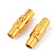 Brass Locking Tube Magnetic Clasps X-MC079-G-2
