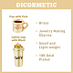 Dicosmetic 12 pz 2 stili pendenti tazza mini ciondoli tazza di caffè ciondoli parola caffè ciondoli dorati 3d tazza di caffè 18k ottone placcato oro ciondoli caffè per la produzione di gioielli artigianali KK-DC0002-41-4