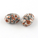 Imitation Gemstone Resin Oval Beads CRES-S283-18x25-03-1