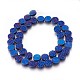 Electroplated Non-magnetic Synthetic Hematite Beads Strands G-P392-X03-1