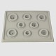 Kunststoff-Kügelchen Design Platten TOOL-E004-02-1