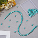 OLYCRAFT 153pcs Synthetic Howlite Beads 8mm Dyed Turquoise Howlite Beads Gemstone Energy Stone Round Loose Beads for Bracelet Necklace Jewelry Making G-OC0002-64-4