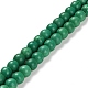 Kunsttürkisfarbenen Perlen Stränge G-C101-O01-01-1