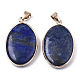 Naturales lapis lazuli colgantes G-N326-31A-2