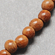 Undyed & Natural Wenge Wood Beads WOOD-Q003-14-1