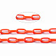 Spray Painted Iron Paperclip Chains CH-S126-001C-4