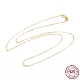 925 Sterling Silver Cable Chains Necklace for Women STER-I021-05G-1