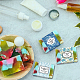 Pandahall elite 90 pièces 9 couleurs étiquette en papier savon fait main DIY-PH0002-91-4