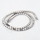 Electroplate Non-magnetic Synthetic Hematite Square Bead Strands G-L368-02D-3