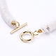 Handmade Polymer Clay Heishi Beaded Necklaces NJEW-JN02723-04-3