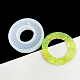 Moldes de silicona con colgante de rosquilla de rhinestone incrustados de imitación DIY-I090-03-1