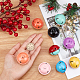 GORGECRAFT 20Pcs 10 Assorted Colors Jingle Bells Christmas Decor Bulk Small Mini Star Iron Cat Dog Pet Collar Bell Decorations for DIY Jewelry Making Necklaces Party Holiday Crafts Supplies IFIN-GF0001-11-3