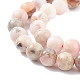 Round Natural Pink Opal Beads Strands G-K071-8mm-6