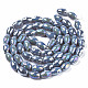 Electroplate Glass Beads Strands EGLA-S194-15A-A05-2