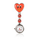 Alloy Heart Nurse Table Pocket Watches WACH-N007-02B-1