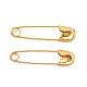 Pasadores de seguridad de hierro dorado color metal X-NEED-D001-2-1