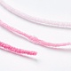 編み糸  ピンク  2mm YCOR-WH0002-01-2