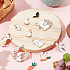 SUNNYCLUE 1 Box 48Pcs 12 Styles Easter Charms Bulk Bunny Charm Rabbit Carrot Alloy Enamel Charms Animal Dangle Charm for Jewelry Making Charms Bracelet Necklace Earrings Adults DIY Crafting ENAM-SC0002-83-4