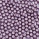Benecreat環境に優しい染めガラスパールラウンドビーズ  紫色のメディア  6mm  穴：1.2~1.5mm  約400個/箱 HY-BC0001-6mm-RB116-3