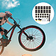 Gomakerer 自転車タイヤ アクセサリー キット  タイヤ取り外しツールを含む  修復パッチ  ポンプニードルノズルアダプター  ミックスカラー TOOL-GO0001-01-6
